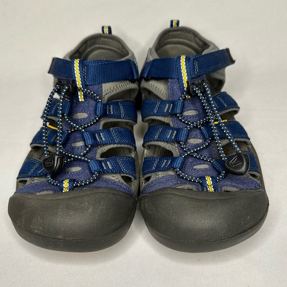 Keen Newport H2 Multi-Sport Sandal Webbed Navy Blue Gray Men’s Size 7 main image 4